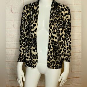 Chico’s Cardigan  sweater animal sweater size 1